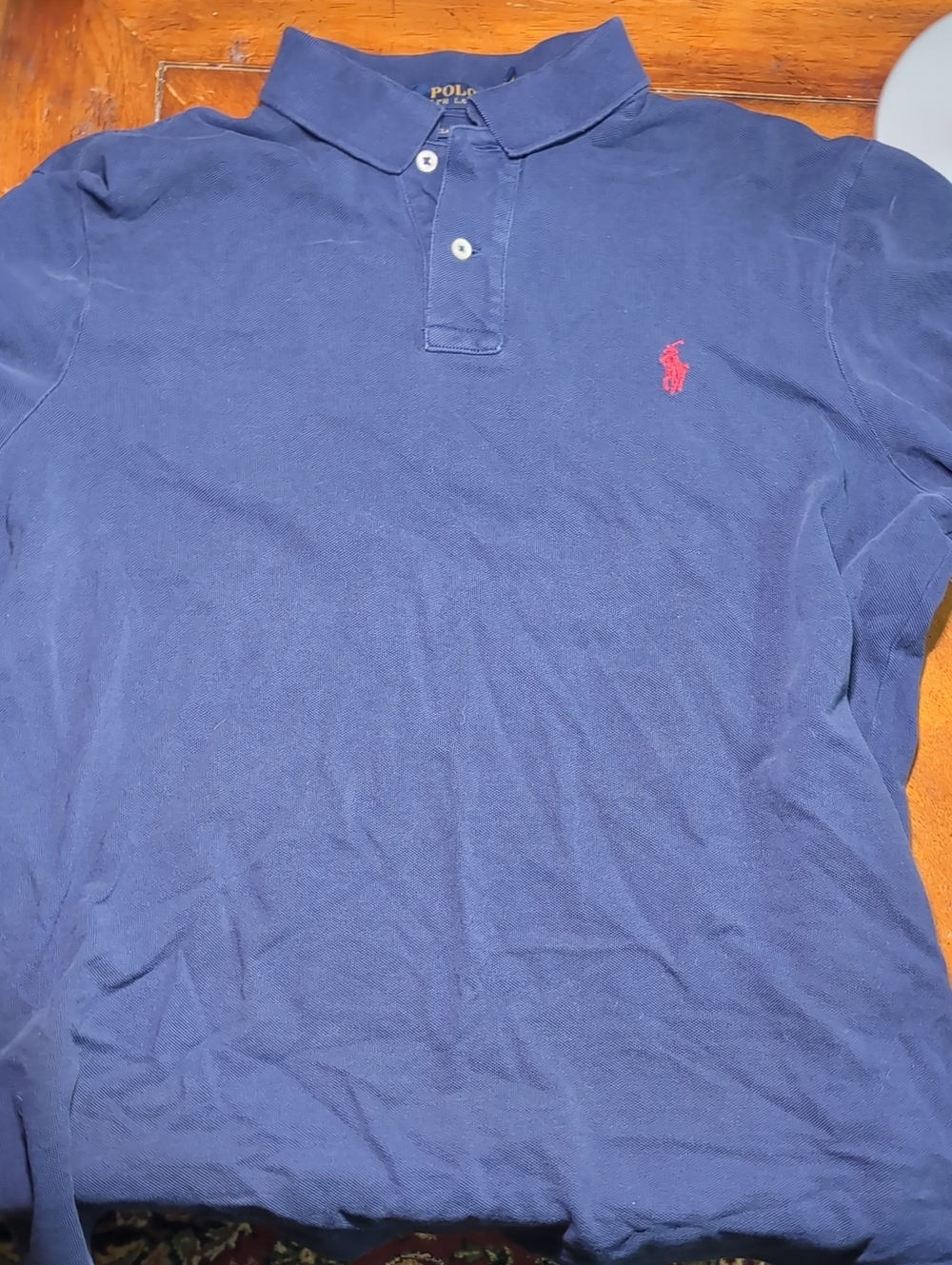 Polo by Ralph Lauren Navy Polo with Red Pony Logo